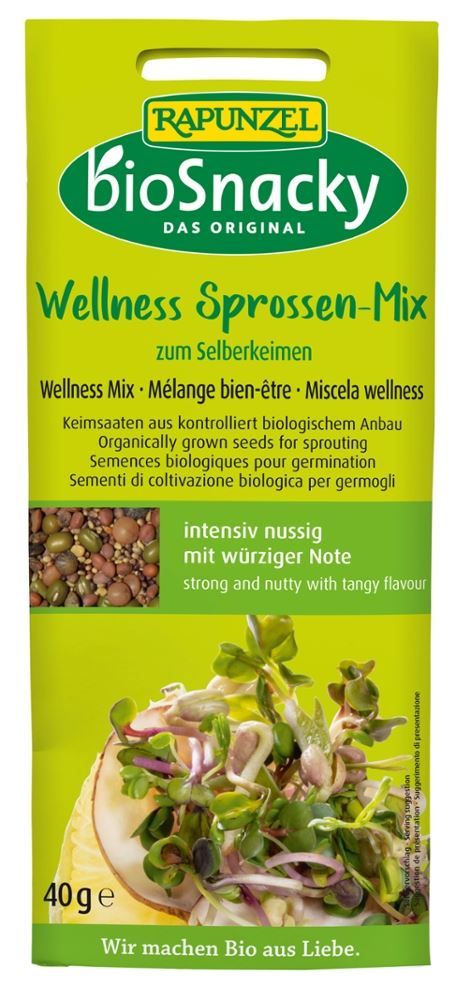 Rapunzel - Wellness Sprossen Mix 12 Stück zu 40 g