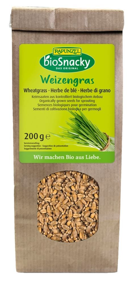 Rapunzel - Weizengras 4 Stück zu 200 g