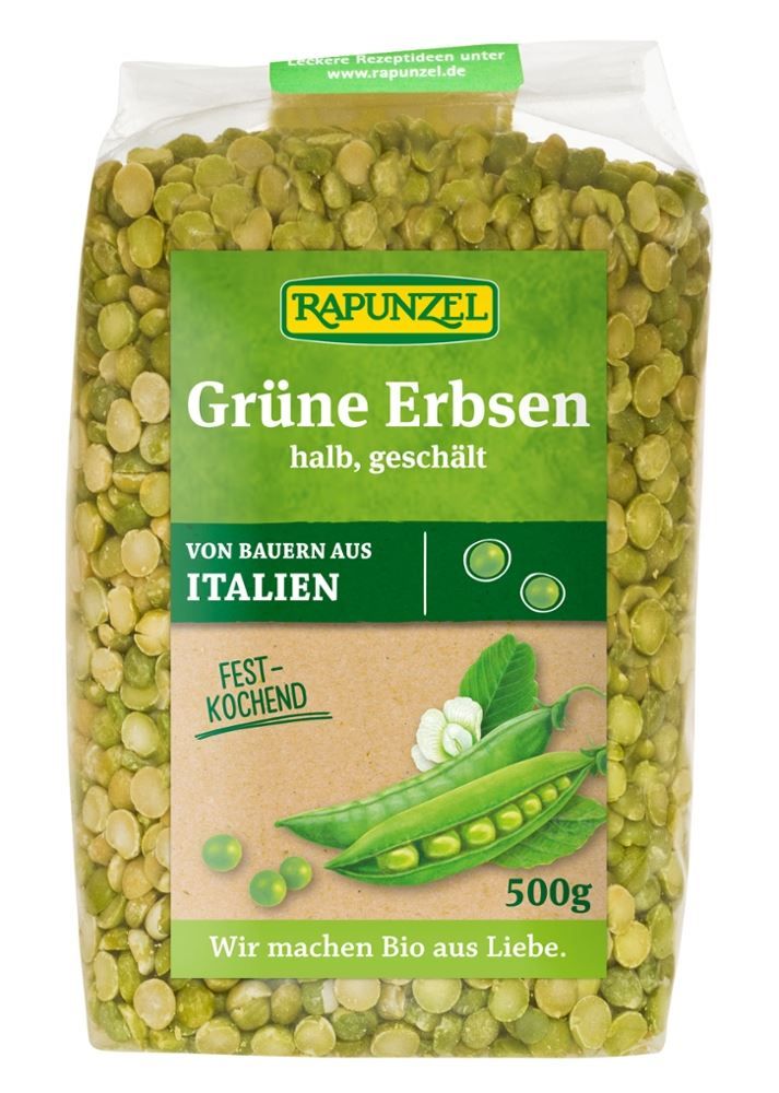 Grüne Erbsen Rapunzel