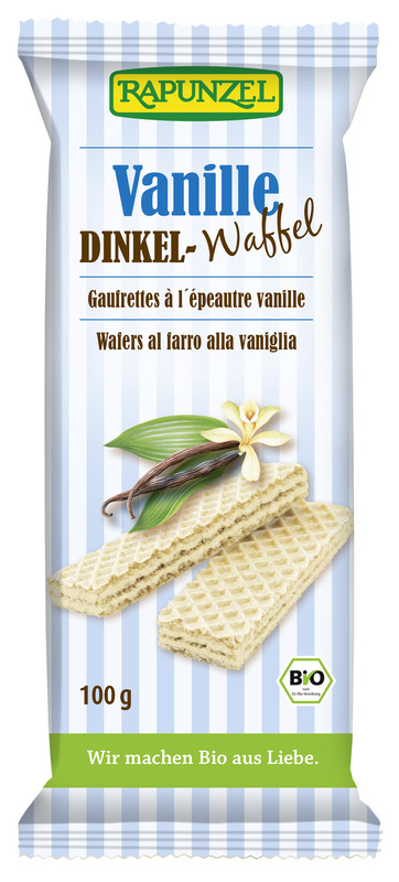Vanille Dinkel-Waffel Rapunzel