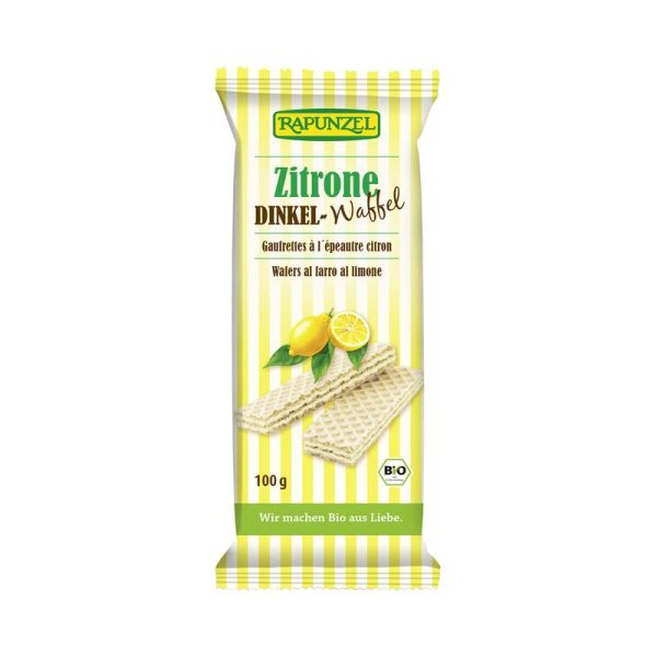 Zitrone Dinkel-Waffel Rapunzel
