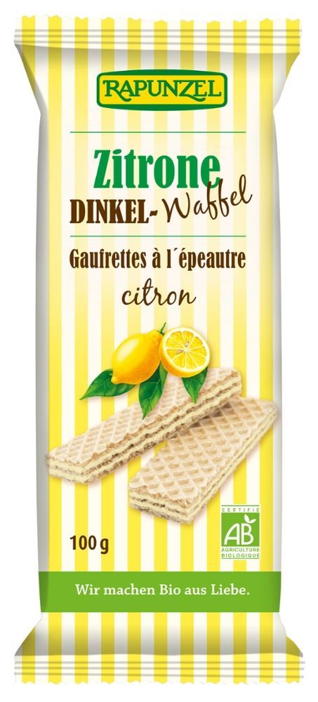 Rapunzel - Zitrone Dinkel-Waffel 11 Stück zu 100 g