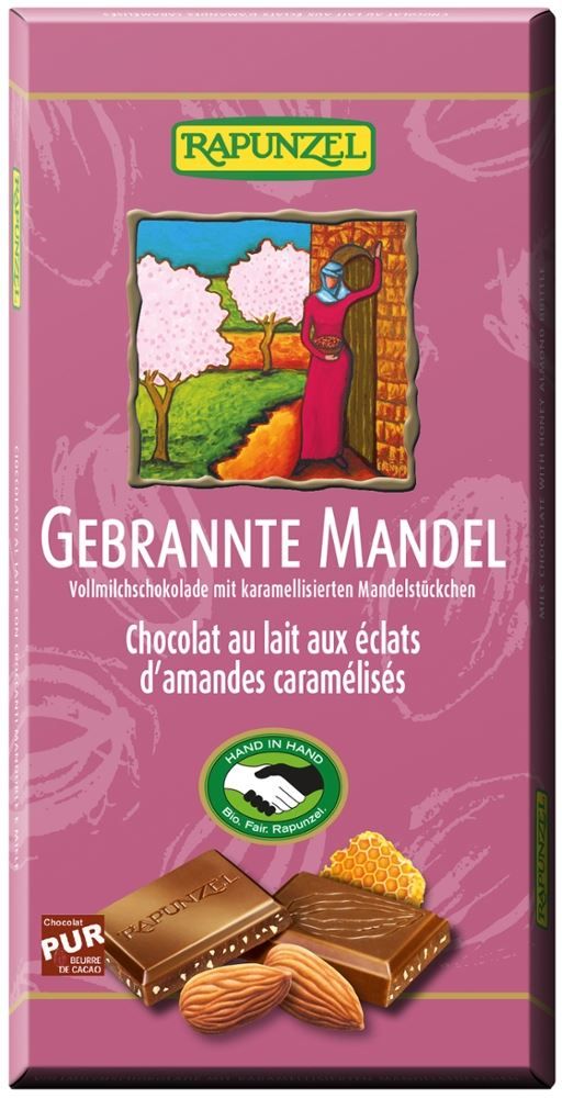 Rapunzel - Gebrannte Mandel 12 Stück zu 100 g