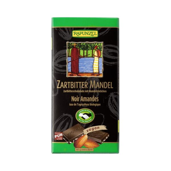 Zartbitter Mandel vegan Rapunzel