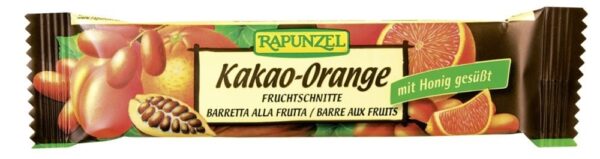 Kakao-Orange Fruchtschnitte Rapunzel