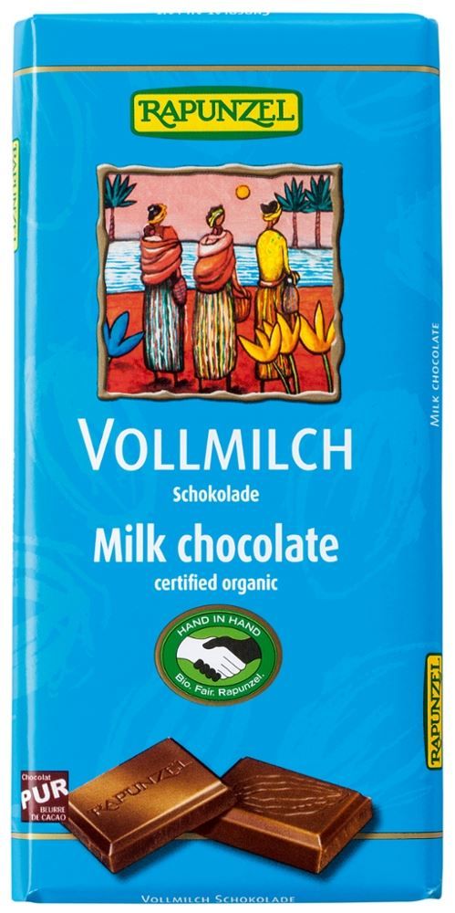 Rapunzel - Vollmilch Schokolade 12 Stück zu 100 g