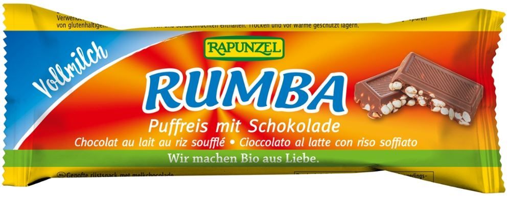 Rapunzel - Rumba Puffreis Vollmilch 30 Stück zu 50 g