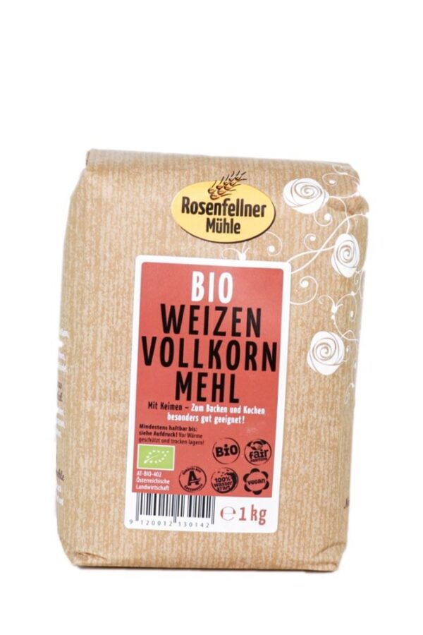 Bio Weizen Vollkorn Mehl Rosenfellner Mühle