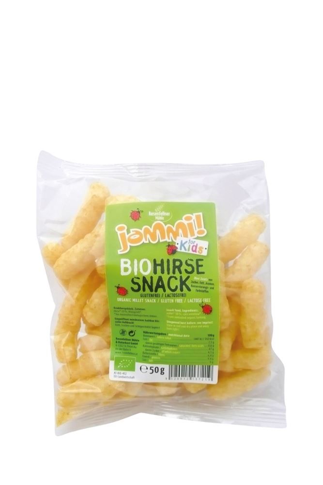 Rosenfellner Mühle - jammi! Bio Hirsesnack 10 Stück zu 50 g