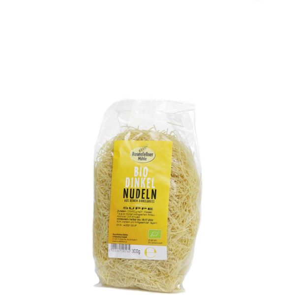 Bio Dinkel Nudeln Suppe Rosenfellner Mühle