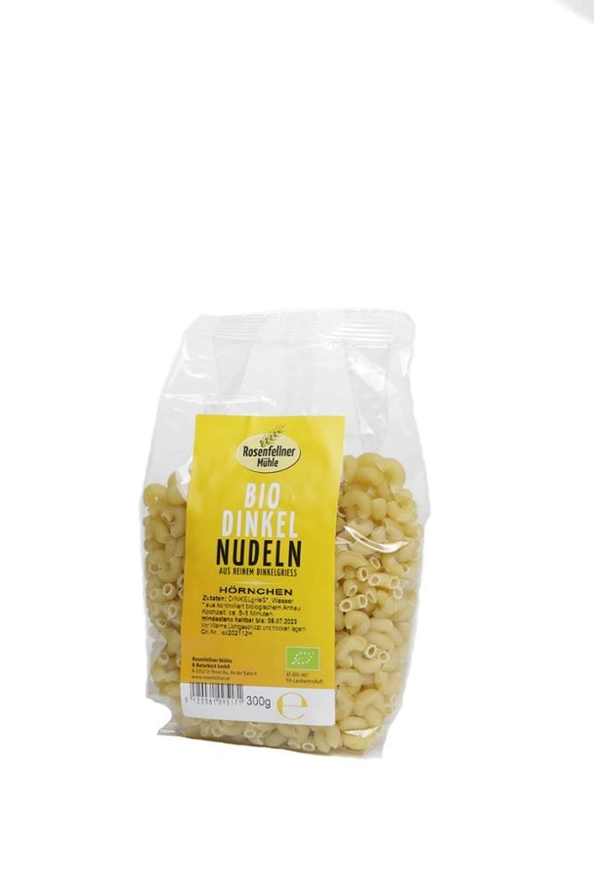 Rosenfellner Mühle - Bio Dinkel Nudeln Hörnchen 10 Stück zu 300 g