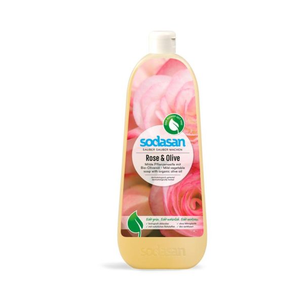 Rose & Olive milde Pflanzenseife Sodasan