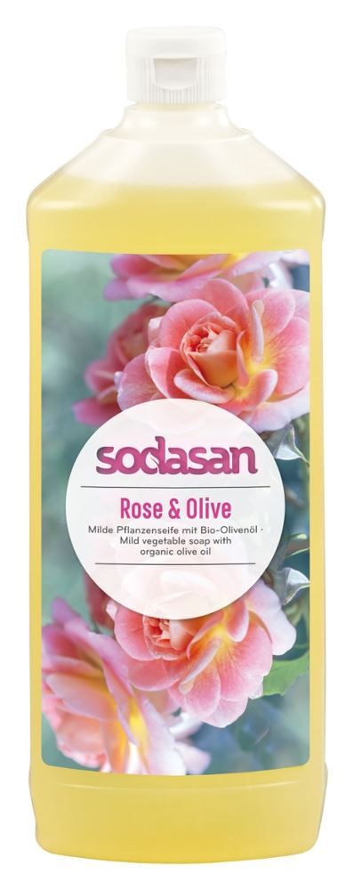 Rose & Olive milde Pflanzenseife Sodasan