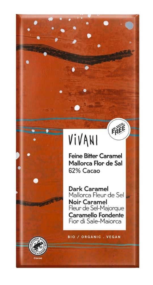 Vivani - Feine Bitter Caramel 10 Stück zu 80 g