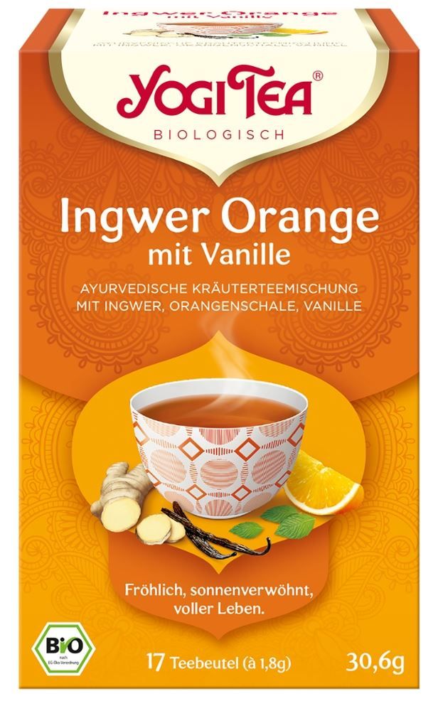 Yogi Tea - Ingwer Orange Teebeutel 6 Stück