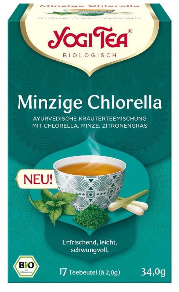 Yogi Tea - Minzige Chlorella Teebeutel 6 Stück