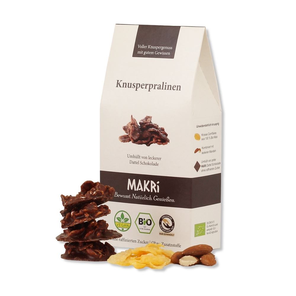 Makri - Knusperpralinen 6 Stück zu 80 g