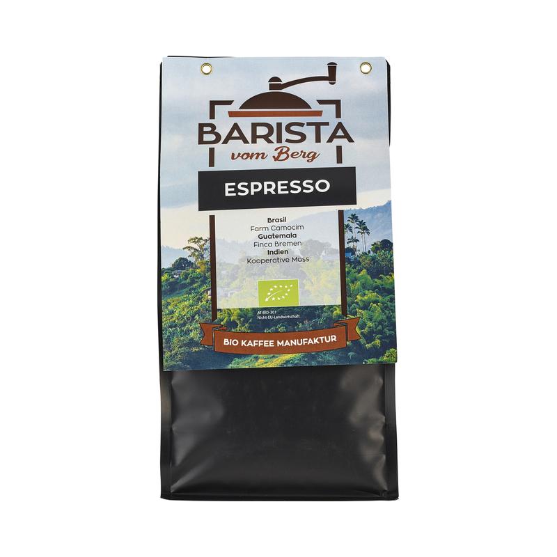 Espresso Brasil Guatemala Indien Barista vom Berg