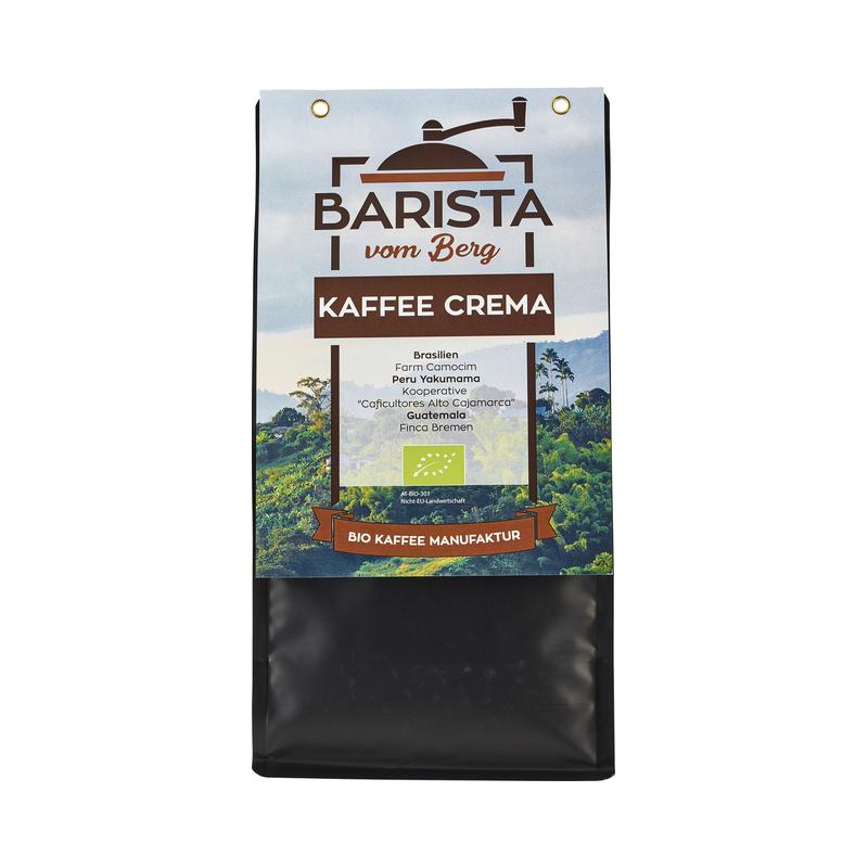 Kaffee Crema Brasilien Peru Yakumama Guatemala Barista vom Berg