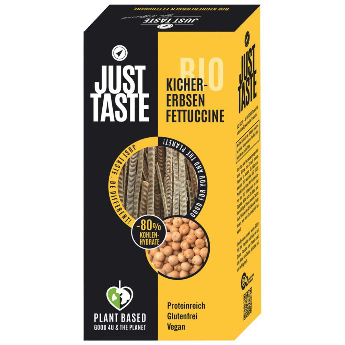 Just Taste - Kichererbsen Fettuccine 6 Stück zu 250 g