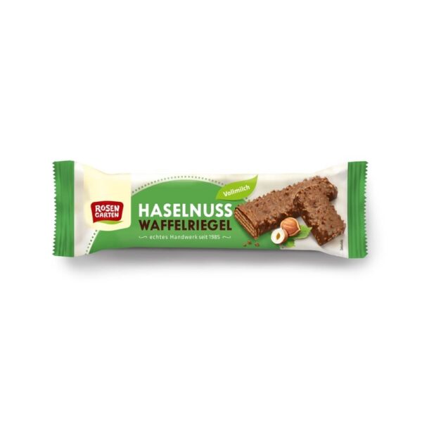 Haselnuss Waffelriegel Rosengarten