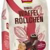 Dinkel Waffel Röllchen Zartbitter Rosengarten