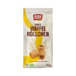 Dinkel Waffel Röllchen Rosengarten