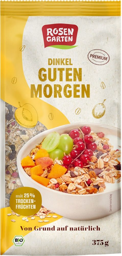 Rosengarten - Dinkel Guten Morgen 6 Stück zu 375 g