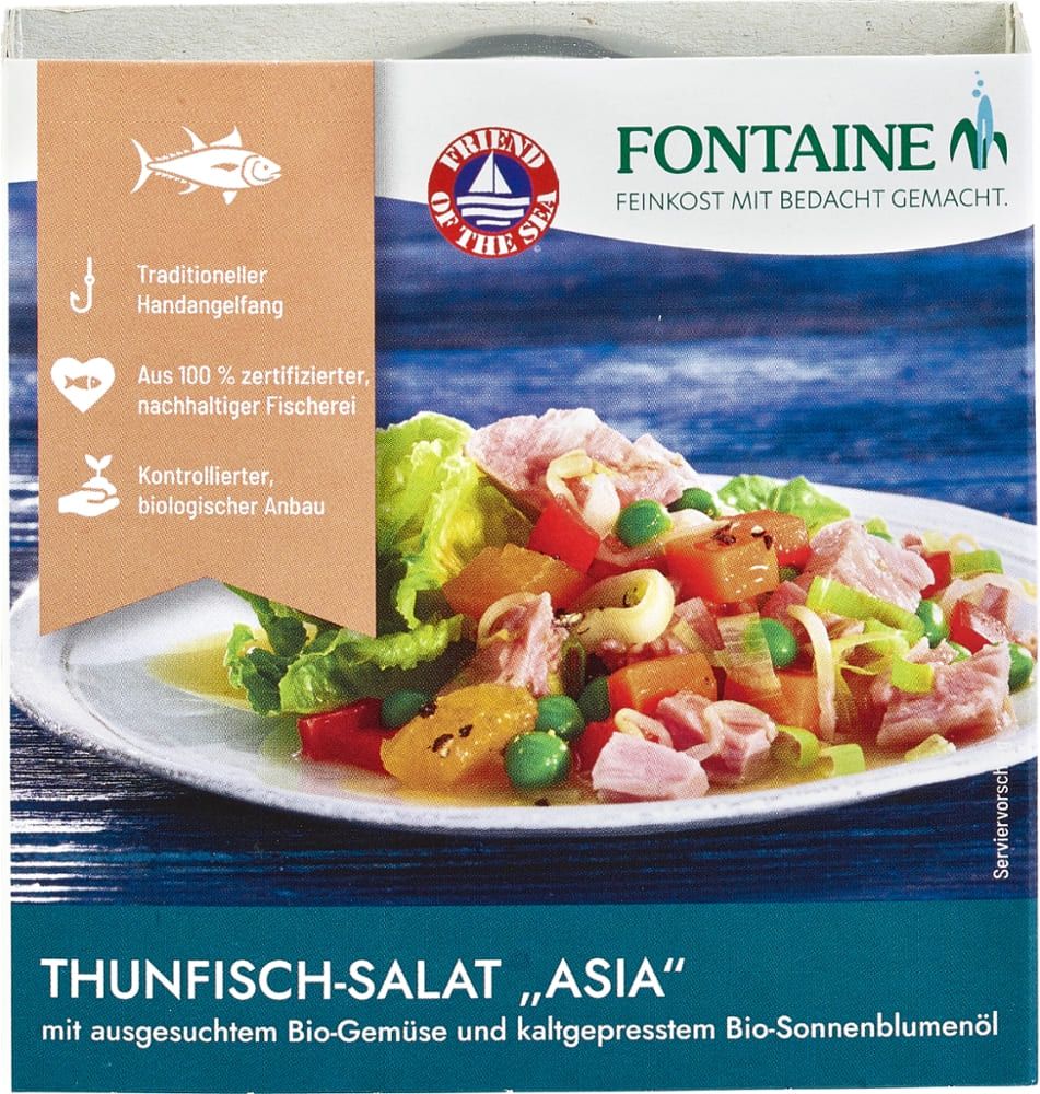 Fontaine - Thunfisch-Salat Asia 8 Stück zu 50 g