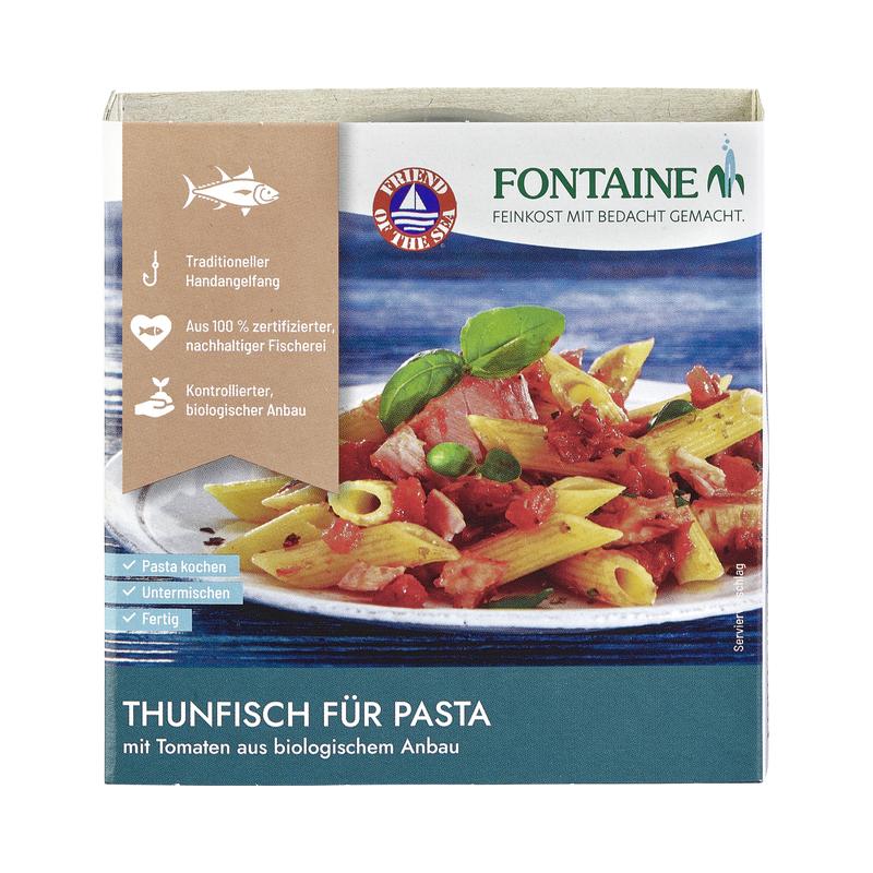 Thunfisch für Pasta Fontaine
