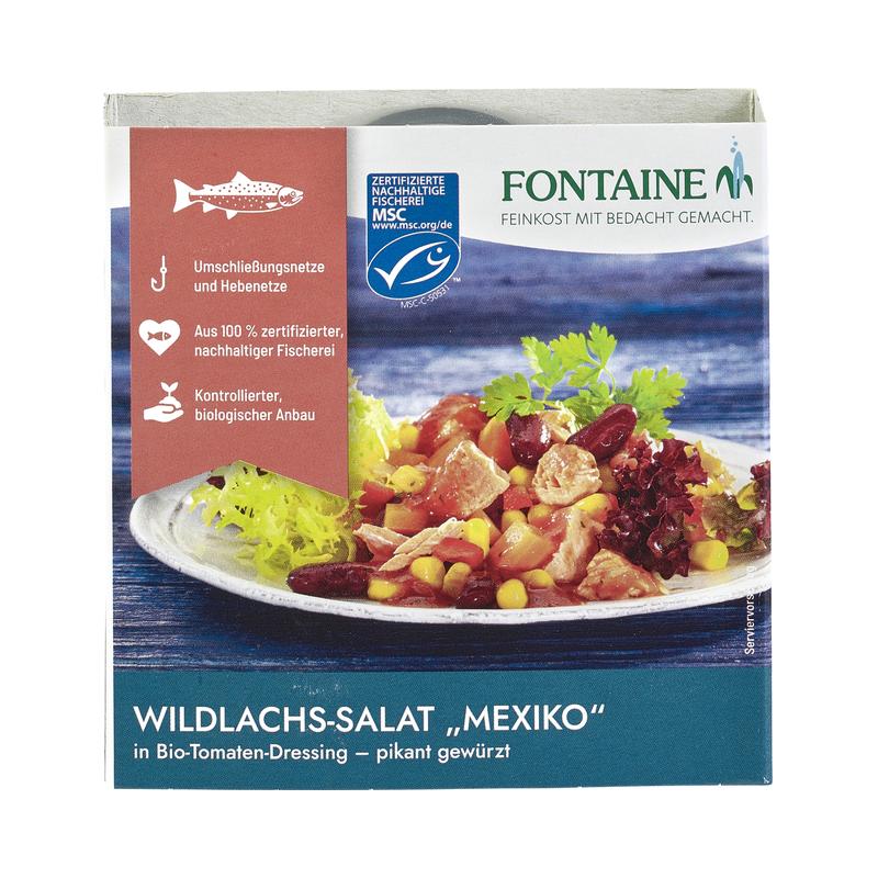 Wildlachs-Salat Mexiko Fontaine