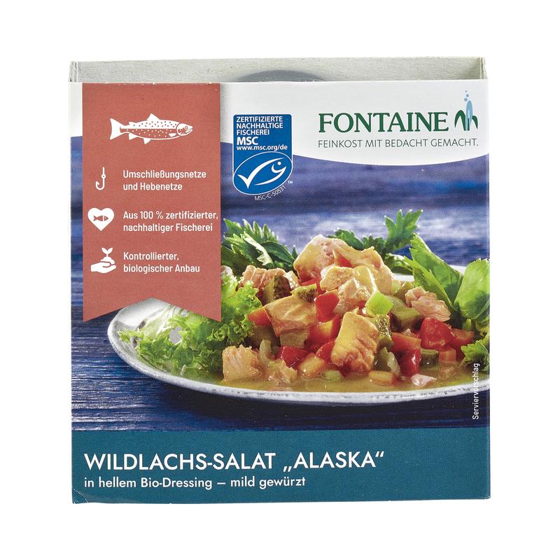 Wildlachs-Salat Alaska Fontaine