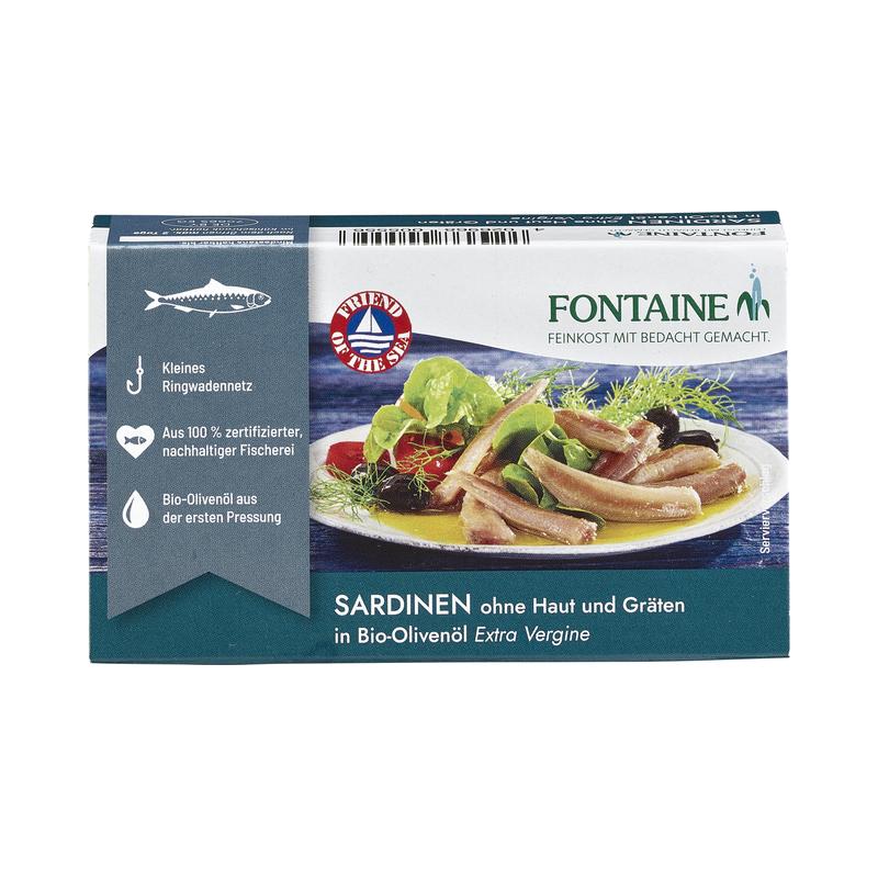 Sardinen ohne Haut und Gräten Fontaine