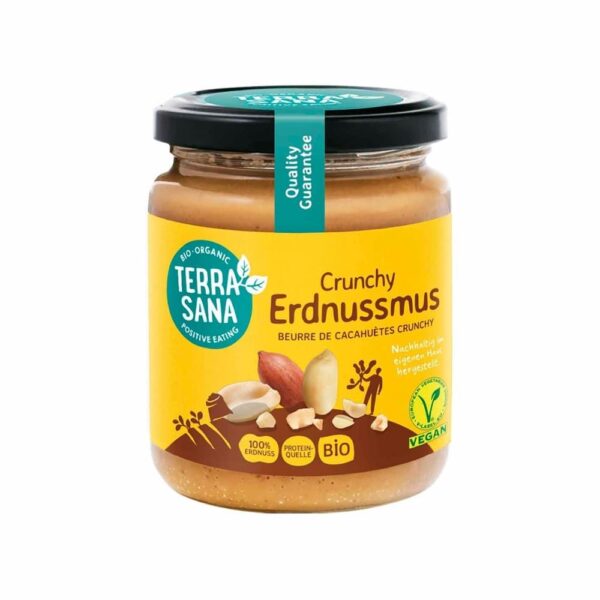 Crunchy Erdnussmus TerraSana